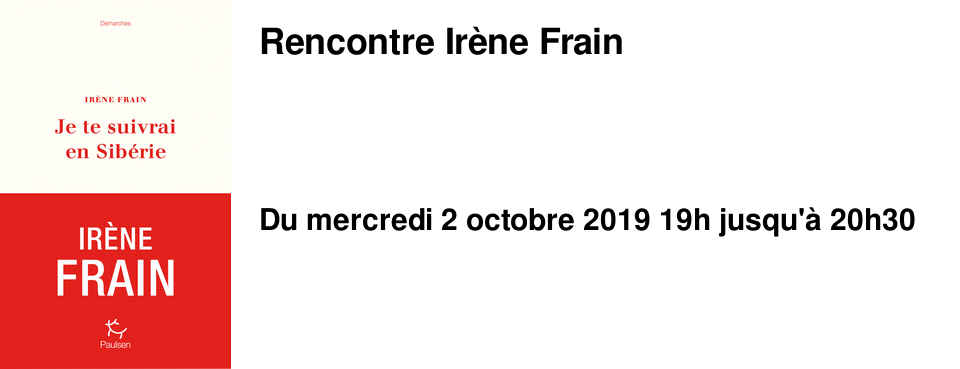 Rencontre Ir�ne Frain