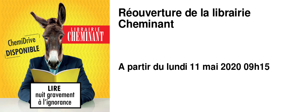 R�ouverture de la librairie Cheminant